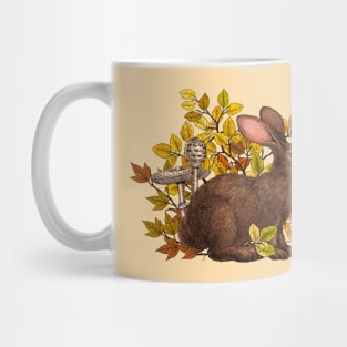 Autumn Rabbit Mug